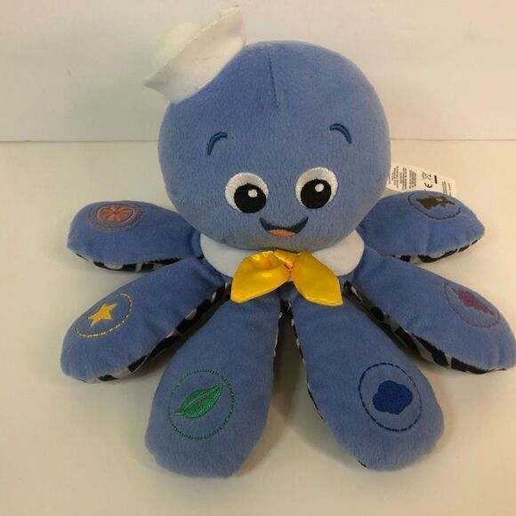 baby einstein plush blue octopus plush music only - Picture 3 of 8